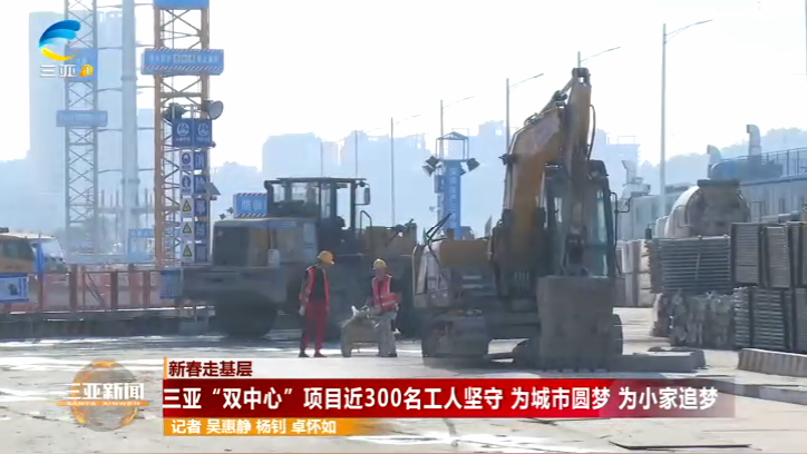 新春走基层丨三亚“双中心”项目近300名工人坚守 为城市圆梦 为小家追梦